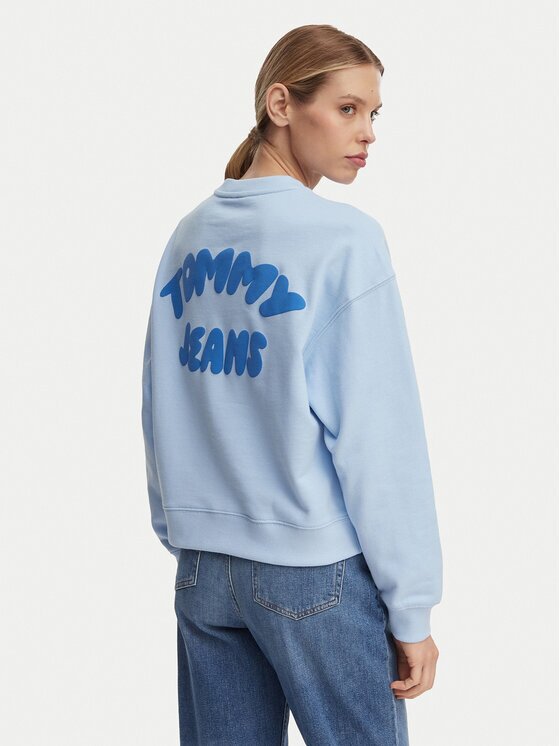 Tommy Jeans Суитшърт Bubble Logo DW0DW22366 Boxy Fit