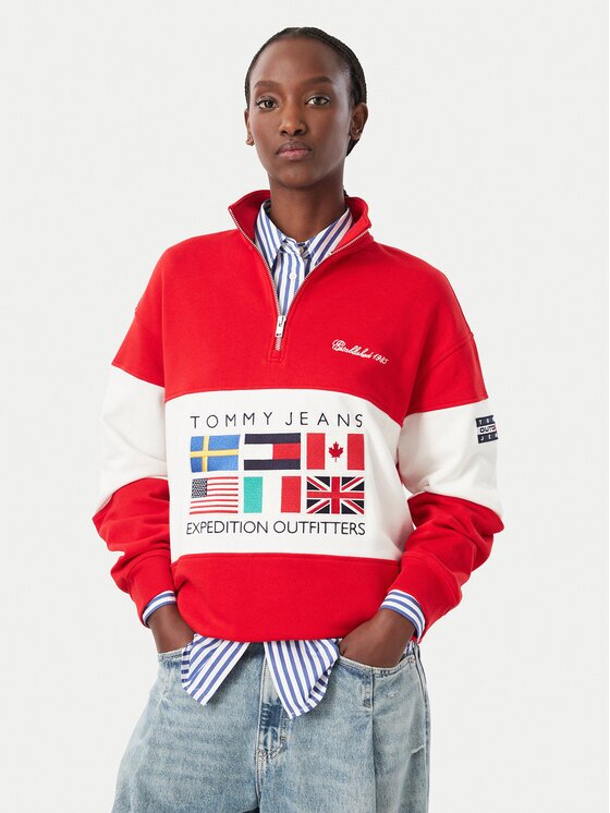 Tommy Jeans Суитшърт DW0DW23806 Relaxed Fit