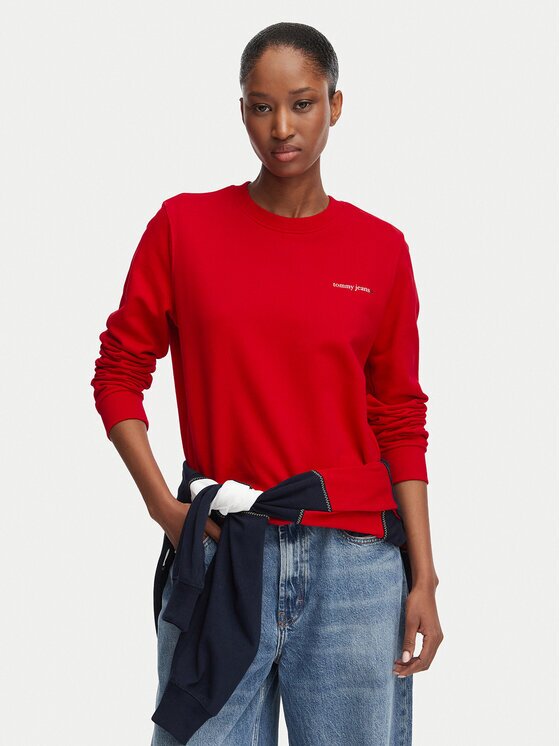 Tommy Jeans Суитшърт Ess Logo DW0DW22829 Regular Fit