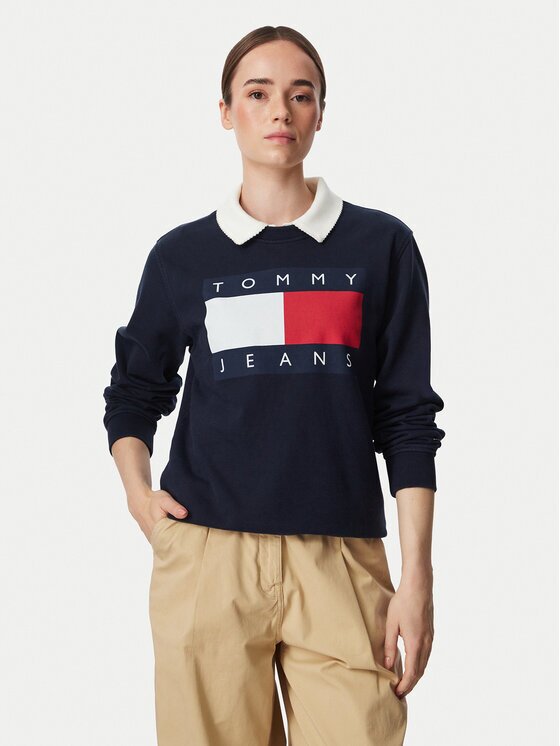 Tommy Jeans Суитшърт Flag DW0DW23906 Regular Fit