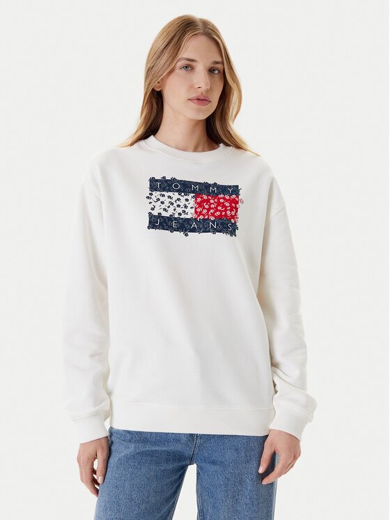 Tommy Jeans Суитшърт Floral Flag DW0DW20933 Relaxed Fit