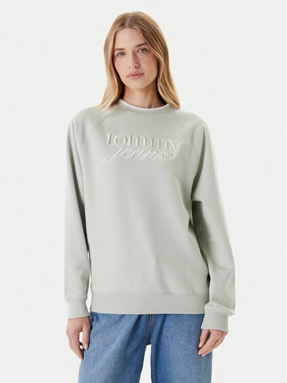Tommy Jeans Суитшърт Script DW0DW21196 Regular Fit