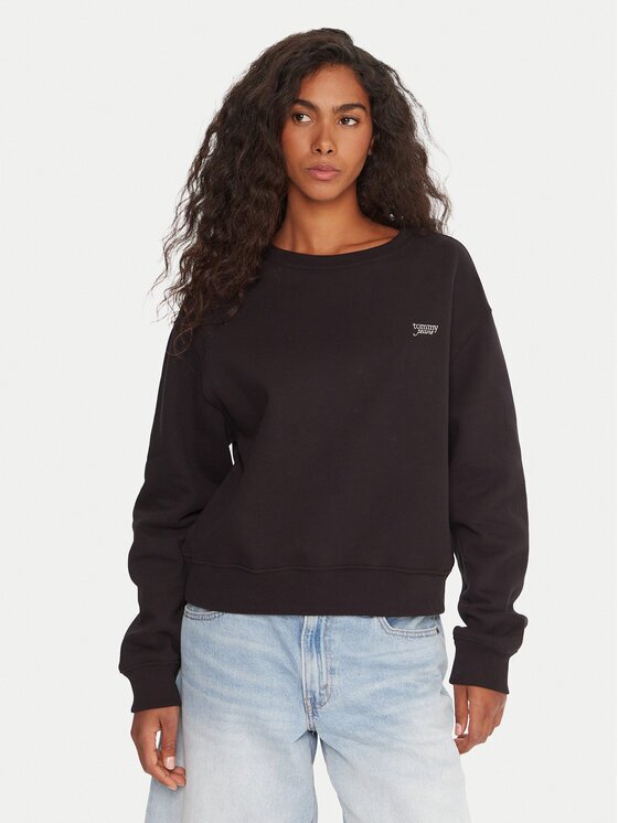 Tommy Jeans Суитшърт Silver Script DW0DW21961 Regular Fit