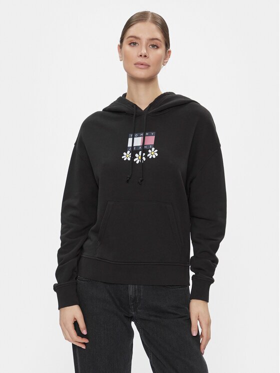 Tommy Jeans Суитшърт Tjw Bxy Daisy Flag Hoodie DW0DW17708 Regular Fit