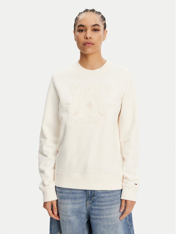 Tommy Jeans Суитшърт Tonal Crest DW0DW20637 Regular Fit