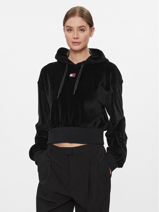 Tommy Jeans Суитшърт Velour DW0DW17519 Regular Fit