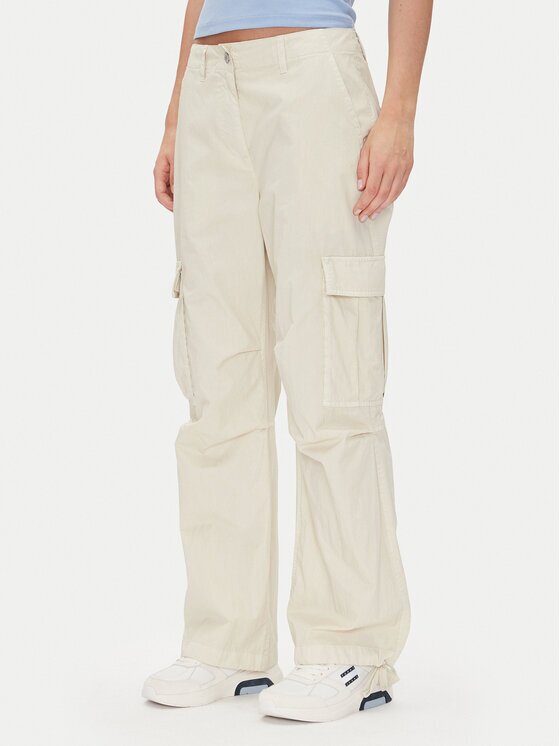 Tommy Jeans Текстилни панталони DW0DW20350 Relaxed Fit