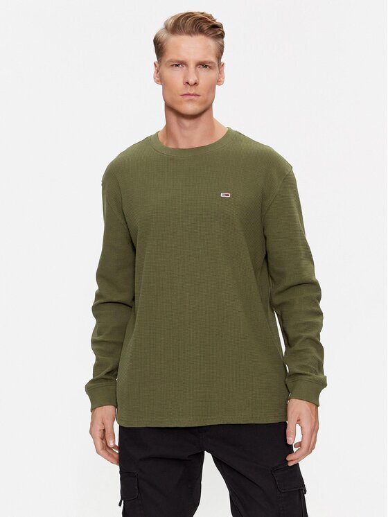 Tommy Jeans Тениска с дълъг ръкав DM0DM15041 Classic Fit