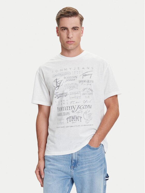 Tommy Jeans Тишърт Archive Logos DM0DM21584 Relaxed Fit