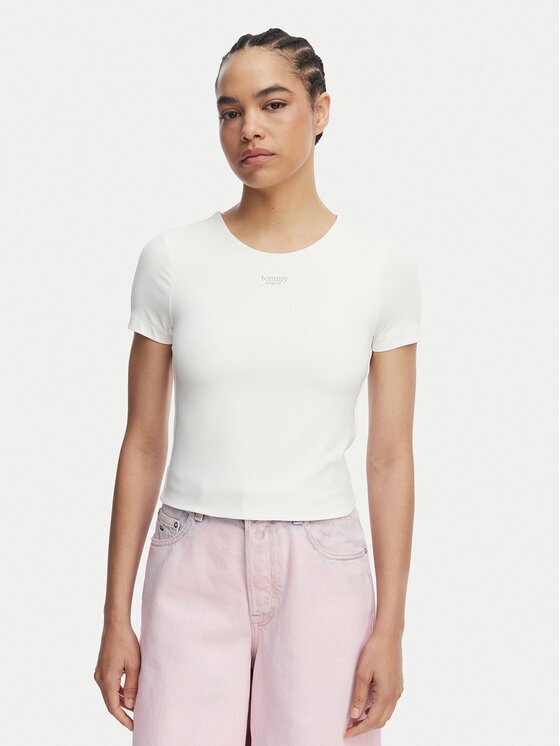 Tommy Jeans Тишърт Athleisure Metal DW0DW22284 Slim Fit