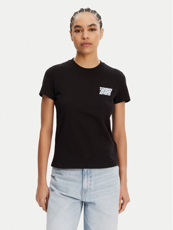 Tommy Jeans Тишърт Bubble DW0DW21338 Regular Fit