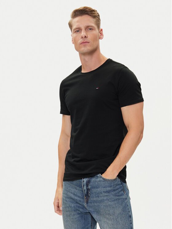 Tommy Jeans Тишърт DM0DM04411 Slim Fit