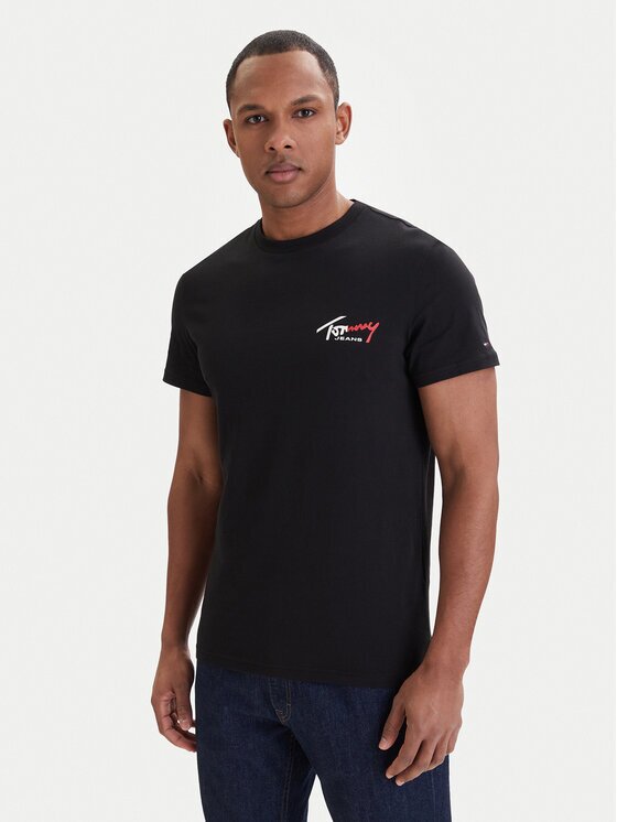Tommy Jeans Тишърт DM0DM22538 Slim Fit
