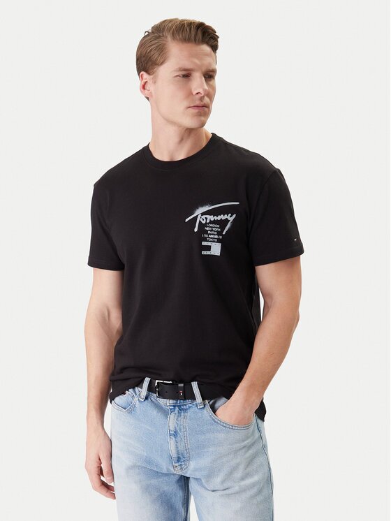 Tommy Jeans Тишърт City Sign DM0DM22553 Regular Fit