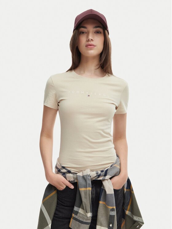 Tommy Jeans Тишърт DW0DW18398 Slim Fit