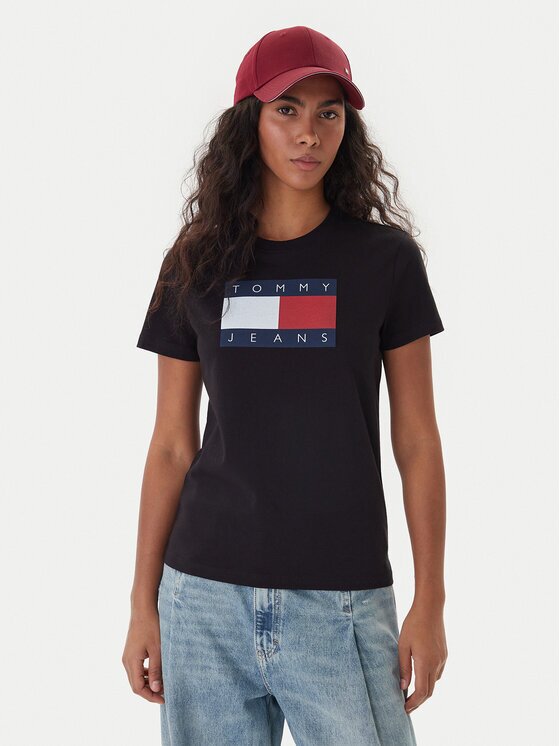Tommy Jeans Тишърт Flag DW0DW22562 Regular Fit