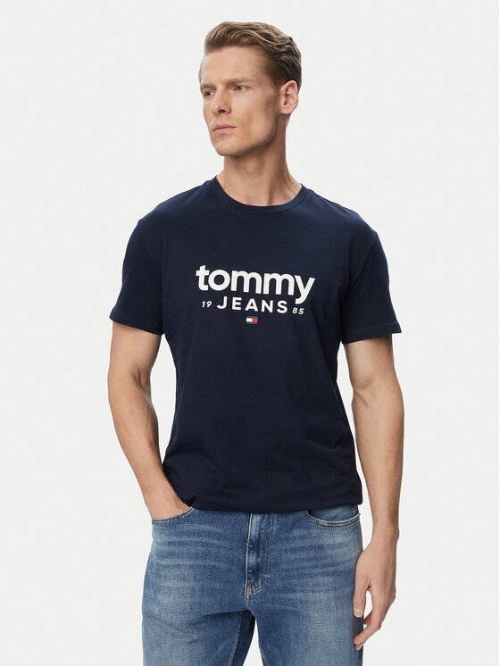 Tommy Jeans Тишърт Graphic DM0DM23376 Slim Fit
