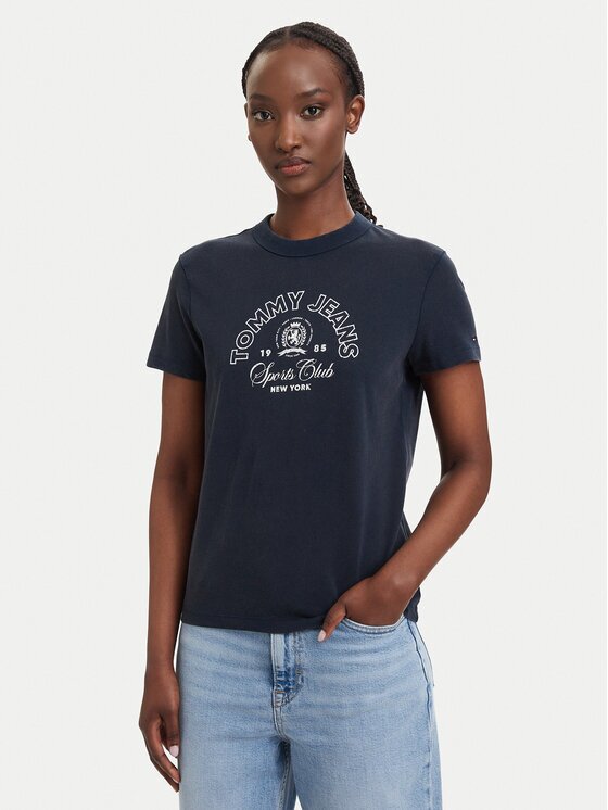 Tommy Jeans Тишърт Heritage Logo DW0DW22816 Regular Fit