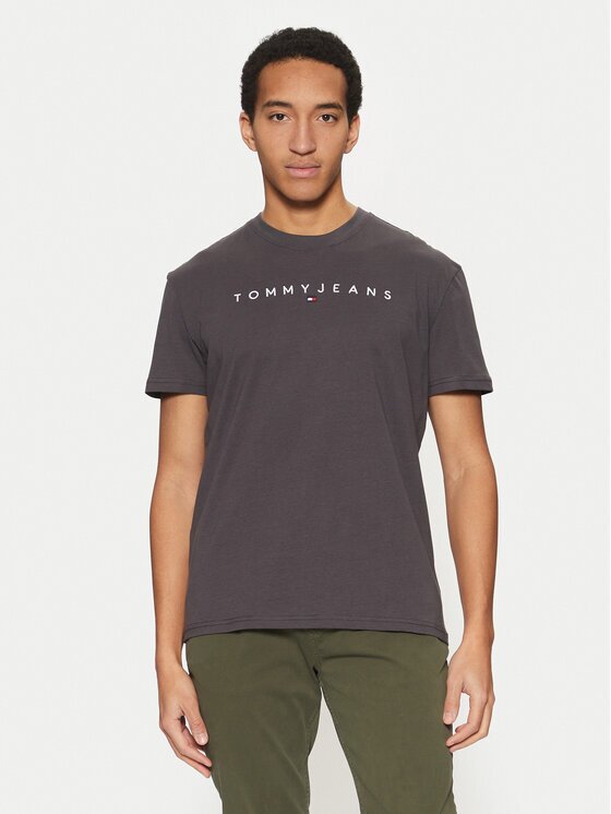 Tommy Jeans Тишърт Linear Logo DM0DM20744 Regular Fit