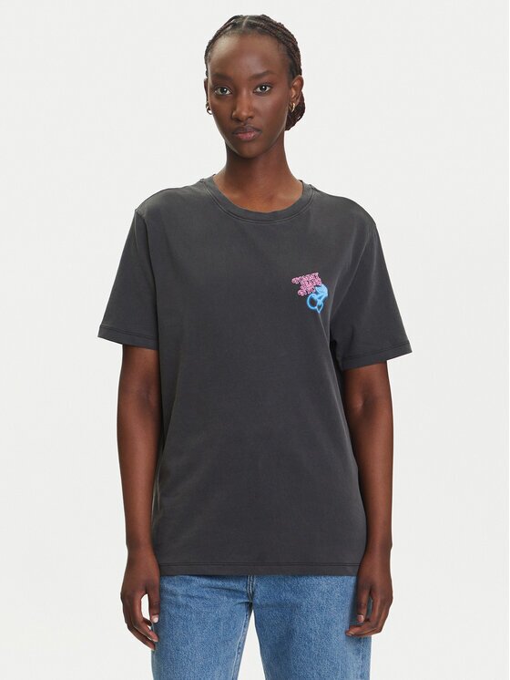 Tommy Jeans Тишърт Neon DW0DW21358 Relaxed Fit