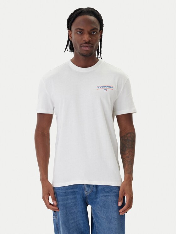 Tommy Jeans Тишърт Poster DM0DM22541 Regular Fit