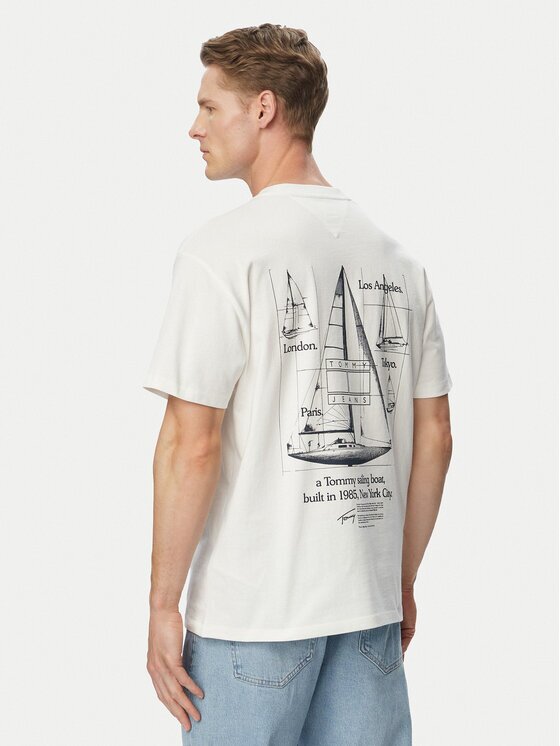 Tommy Jeans Тишърт Sailboat DM0DM23184 Regular Fit