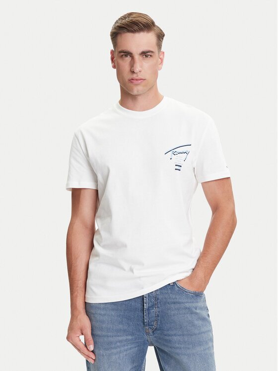 Tommy Jeans Тишърт Signature City DM0DM21934 Regular Fit