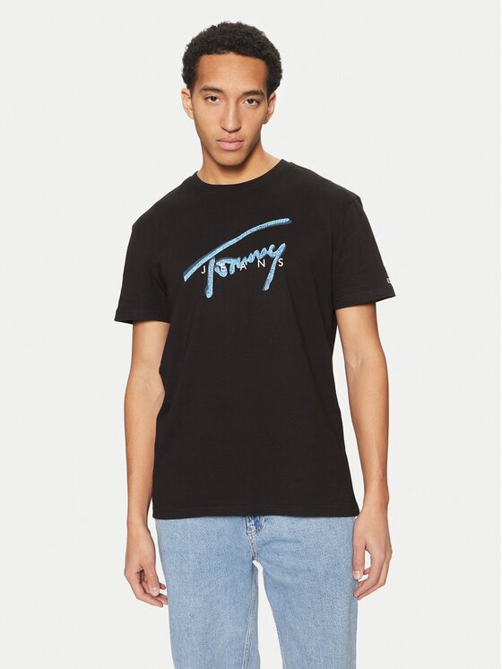 Tommy Jeans Тишърт Signature DM0DM21109 Regular Fit