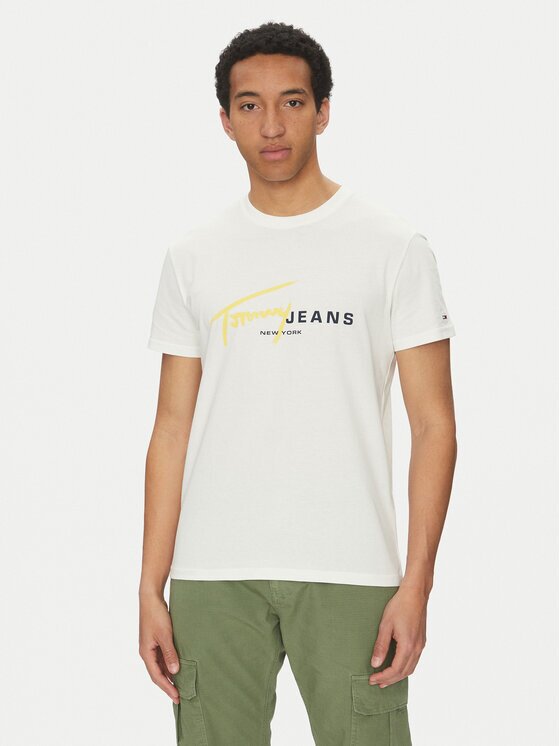 Tommy Jeans Тишърт Signature Dna DM0DM20817 Regular Fit