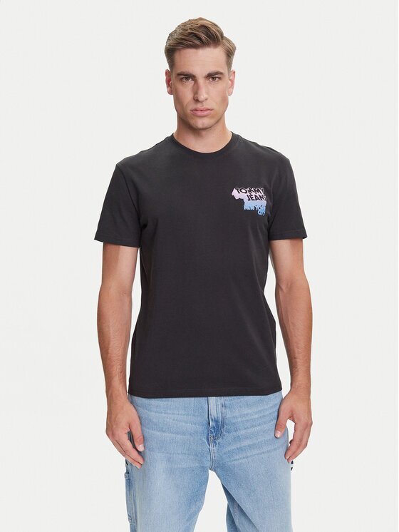 Tommy Jeans Тишърт Stack Backprint DM0DM21589 Regular Fit