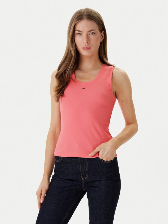 Tommy Jeans топ DW0DW20673 Slim Fit