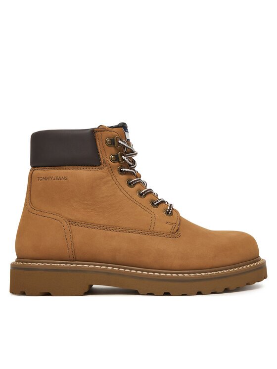 Tommy Jeans Туристически oбувки Archive '01 Boot Hi Nubuck Wl Wr EM0EM01783