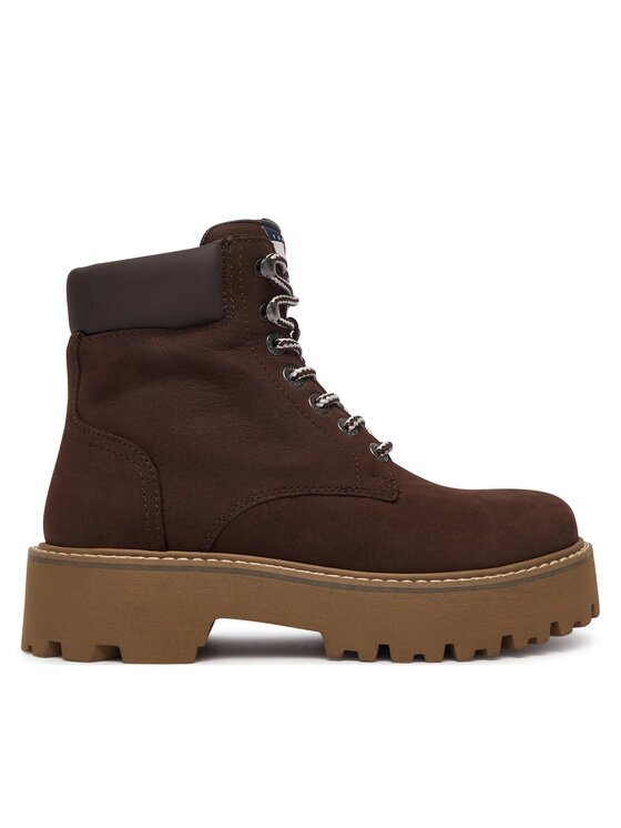 Tommy Jeans Туристически oбувки Tjw Platform Nubuck Boots EN0EN03114