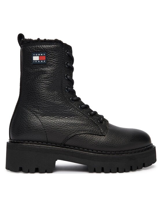 Tommy Jeans Туристически oбувки Tjw Urban Laceup Boot Wl EN0EN02906