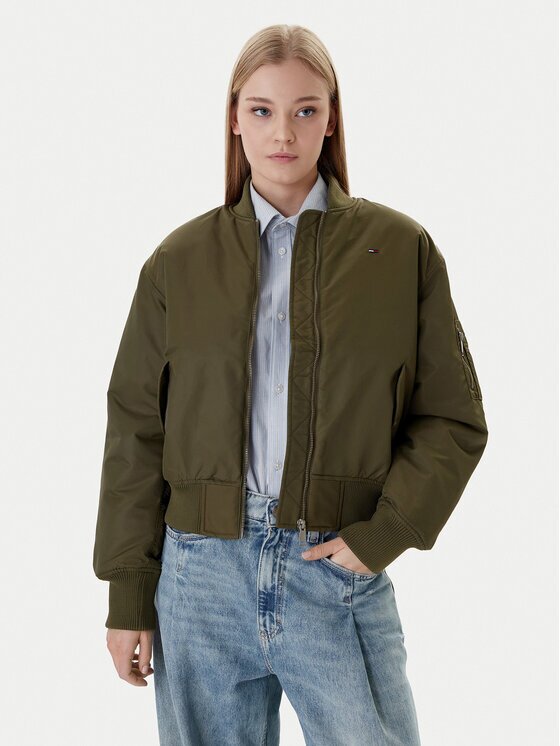 Tommy Jeans Яке бомбър Essential DW0DW22046 Regular Fit