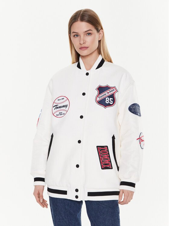 Tommy Jeans Яке бомбър Letterman DW0DW14940 Oversize