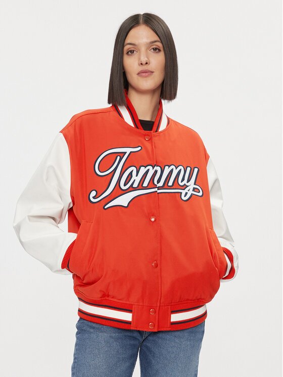 Tommy Jeans Яке бомбър Letterman DW0DW17233 Relaxed Fit