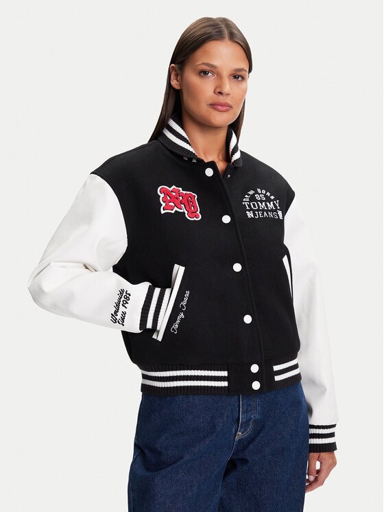 Tommy Jeans Яке бомбър Varsity DW0DW21628 Regular Fit