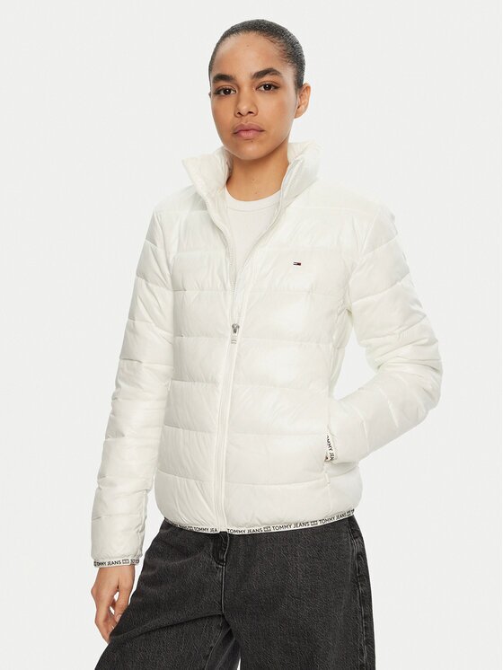 Tommy Jeans Зимно яке Essential DW0DW19312 Екрю Regular Fit