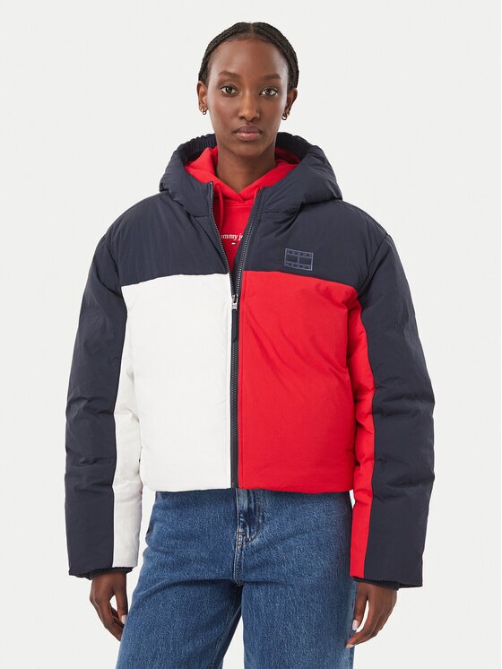 Tommy Jeans Зимно яке Flag DW0DW23414 Regular Fit