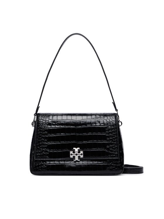 Tory Burch Дамска чанта Charlie Embossed Croc Shoulder Bag 183354