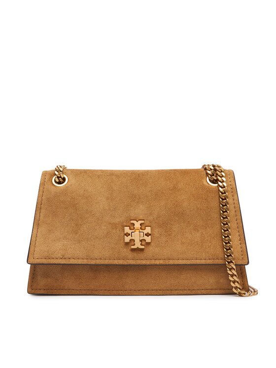 Tory Burch Дамска чанта Kira Turnlock Suede Mini Bag 178150