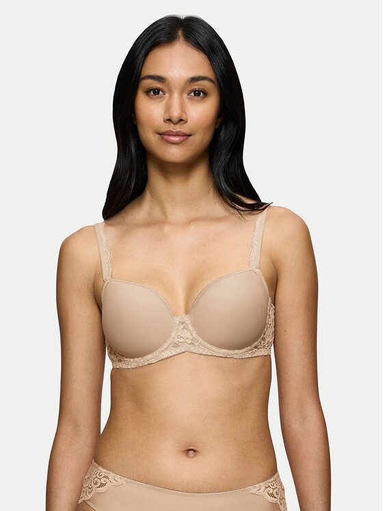 Triumph Сутиен с банели Amourette 10214770 Бежов
