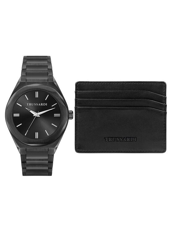 Trussardi Сет часовник и калъф за карти R2453156007