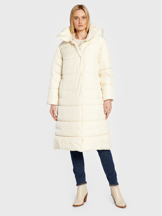Trussardi Зимно яке 56S00792 Екрю Relaxed Fit