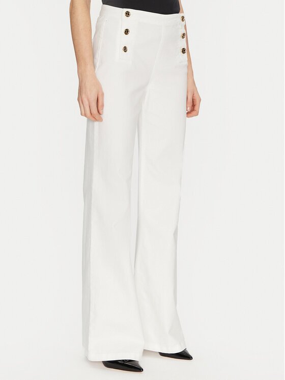 Twinset Дънки 251TP2590 Екрю Wide Leg