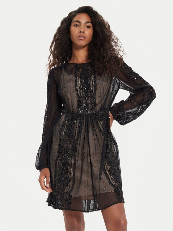 Twinset Коктейлна рокля 241TP2030 Loose Fit