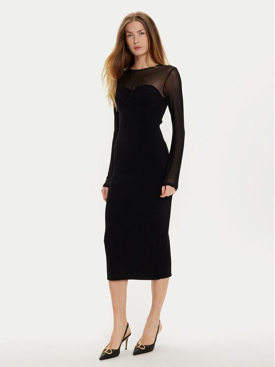 Twinset Коктейлна рокля 242AT3040 Slim Fit