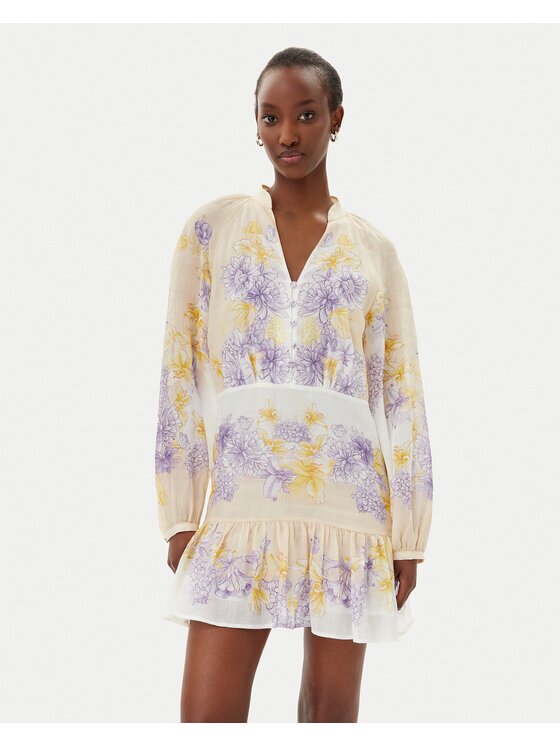 Twinset Коктейлна рокля 251TT2060 Цветен Regular Fit
