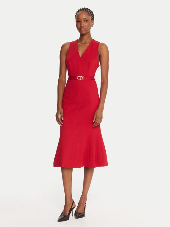Twinset Коктейлна рокля 252TP2606 Slim Fit